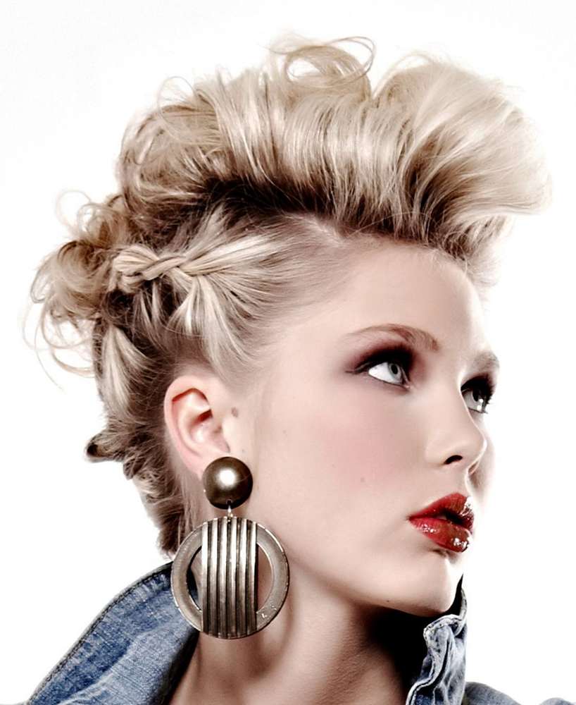 Beauty portrait and hair styling